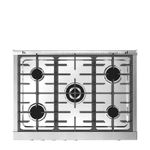 Mesa com 5 queimadores italianos Sabaf em alumínio, potência e precisão no preparo.