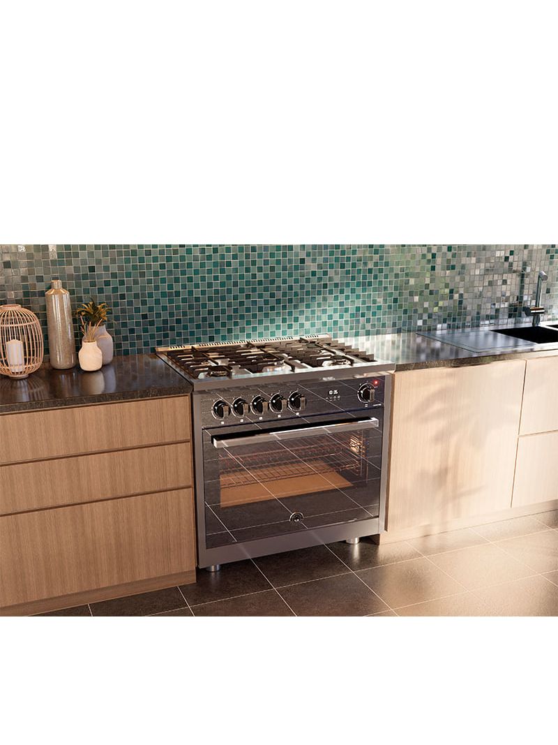 Acendimento elétrico integrado aos manípulos para ignição prática, rápida e segura dos queimadores.