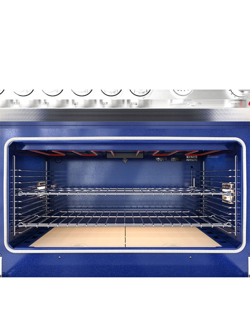 Pedra refratária napolitana que atinge até 350 °C, ideal para pizzas artesanais, pães e massas com base crocante e cocção intensa.