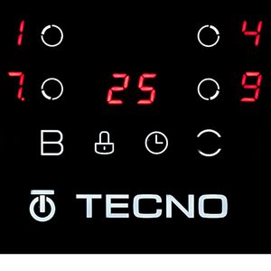 Cooktop Indução Tecno Original Bridge 4 Bocas 60cm Preto