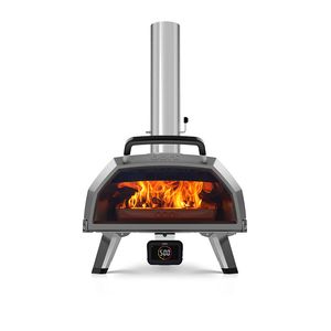Forno de Pizza a Lenha ou Carvão Portátil Ooni Karu 2 Pro Inox/Preto 50cm