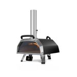 Design robusto com chaminé integrada que garante desempenho e autenticidade no preparo de pizzas.