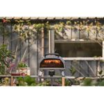 Forno portátil ideal para preparar pizzas e assados em qualquer ambiente ao ar livre.