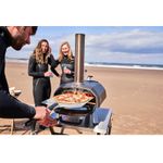 Ideal para levar à praia e preparar pizzas frescas enquanto aproveita bons momentos à beira-mar.