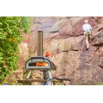 Companheiro ideal para aventuras preparando pizzas quentes onde quer que você esteja.