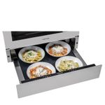 Função manter alimentos aquecidos que preserva a temperatura ideal até o momento de servir.