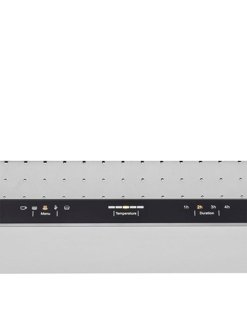 Selecione as 5 funções do painel digital Touch, as temperaturas de uso e os tempos de preparo facilmente em seu painel acionado por toque.