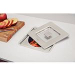 Lixeira de Embutir Tramontina Clean Square 5 litros.