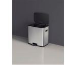 Acabamento em aço inox 430 acetinado antidigital que oferece resistência visual moderno menor evidência de marcas e mais praticidade na limpeza.