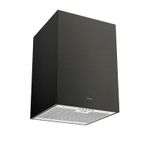 Coifa de Ilha Tramontina Square Isla Prime com 40cm e acabamento Black Steel.