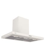 Coifa de Parede Tramontina Dritta Wall White 90cm com acabamento branco. O detalhe que eleva toda a sua cozinha.