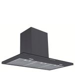 Coifa de Parede Tramontina Slim Wall 90cm Black Steel com acabamento elegante e excelente desempenho de sucção.