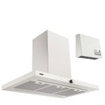 Coifa de Ilha Tramontina Silent Pro 90cm com acabamento em inox e instalação com motor externo para maior conforto sonoro.
