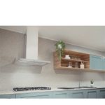 Ideal para cozinhas integradas, permite cozinhar, conversar e receber amigos e família com a coifa em funcionamento, mantendo o ambiente mais agradável.