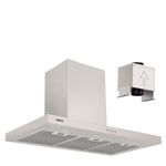 Coifa de Parede Split Tramontina Dritta Wall 90cm com acabamento em inox.