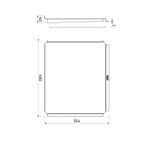 Dimensões pensadas para encaixe preciso e melhor aproveitamento do espaço.