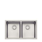 Cuba Dupla Tramontina Quadrum 77cm com acabamento em inox.