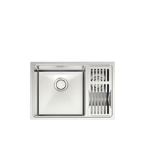 Cuba Dupla Tramontina Quadrum Prime C/ Acessórios + Escorredor 66cm Inox