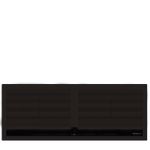 Cooktop Tramontina Slim Black Series com funcionamento elétrico por indução e potência total de 7000 W.