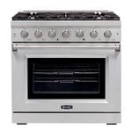 Fogão de Piso Evol Potenza 5 Bocas Forno Elétrico 160L 90cm Inox.