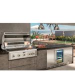 Integra-se aos demais produtos da linha Tecno Professional com design e puxadores em inox escovado.
