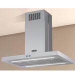 Aço inox escovado com superfície lisa e não porosa que facilita a limpeza e mantém a coifa sempre impecável.