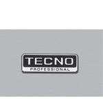 Emblema em aço cromado com detalhes refinados e cantos curvos que reforçam a identidade da linha Professional.