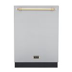Lava-louças de Embutir Tecno Vintage 16 serviços com acabamento em Inox.