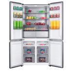 553 litros de capacidade com Gaveta Smart Zone e Zona Conversível para mais flexibilidade, organização e conservação dos alimentos.