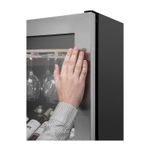 Aço inox escovado com proteção anti-manchas, acabamento refinado e sofisticação para ambientes exclusivos.
