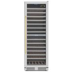 Adega Tecno Vintage de 60 cm porta com abertura para direita e acabamento inox escovado.