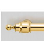 Puxador tubular em latão com design robusto e elegante, presente em toda a linha Tecno Vintage.