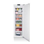 Freezer de embutir para revestir com 221 litros de capacidade e 54,5 cm de largura.
