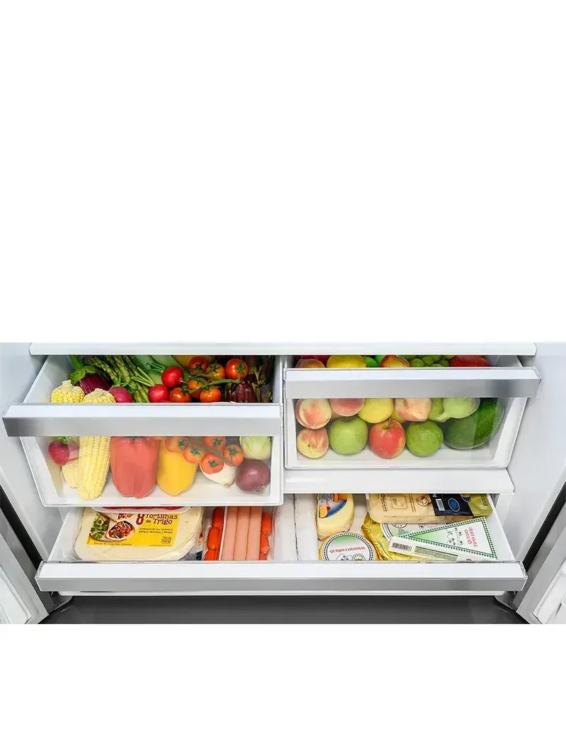 Super Cool resfria rapidamente alimentos em temperatura ambiente até 1 °C por 150 minutos, preservando melhor sabor e nutrientes.