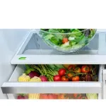Sistema de controle de umidade nas duas gavetas superiores, que permite ajustar o nível ideal conforme o tipo de alimento, preservando melhor sabores, aromas e texturas.