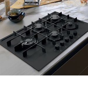 Cooktop Gás Franke Maris 5 Queimadores 75 cm Black Matte