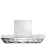 Coifa de Parede Cuisinart Arkton BBQ Híbrida 120cm com acabamento em inox e 2 Motores com potência de 320 W cada.