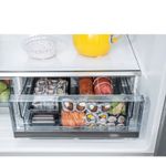 Gaveta 0 °C Flex Temp preserva melhor os alimentos com controle preciso de temperatura em -4 °C, 0 °C ou +4 °C.