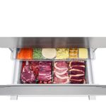 Super Freeze acelera o congelamento dos alimentos a -28 °C por até 180 minutos, preservando melhor o sabor, aroma, textura e nutrientes.