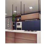 Design que integra tecnologia e elegância para valorizar cozinhas modernas e bem planejadas.