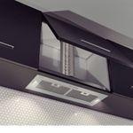 O duto pode ser embutido dentro do móvel, mantendo o visual clean, e direcionado para a área externa com eficiência.